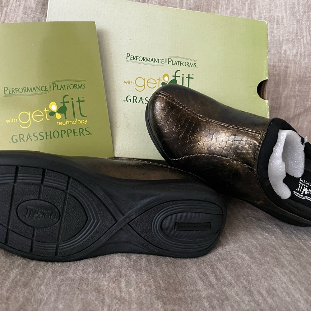 Grasshoppers Metallic Slip-On Shoes